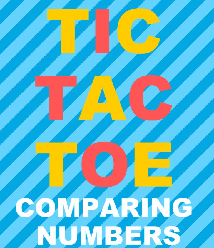 Tic Tac Toe Comparing Numbers